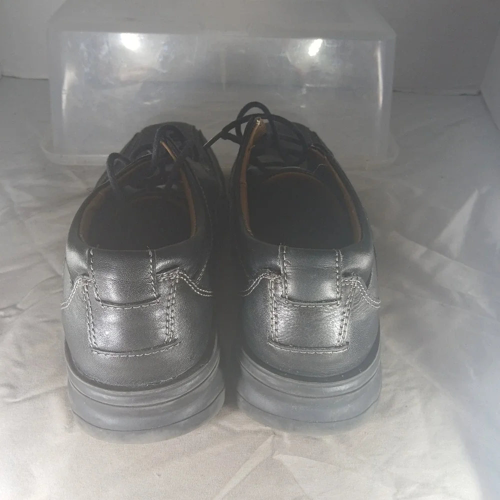 Dockers ProStyle Oxford Shoes 7M Black Leather‎ All Motion Comfort 90-29024
